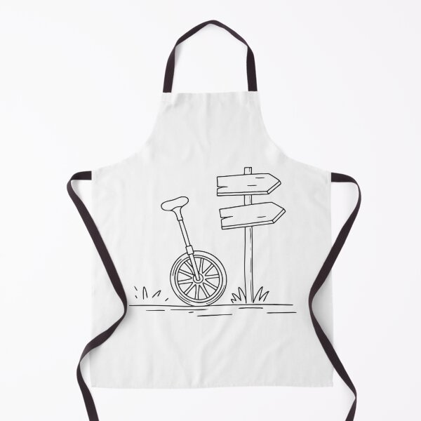 Item preview, A unicycle resting beside a knockedover road sign designed and sold by rasagamastore.