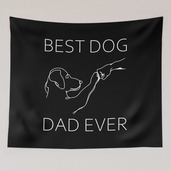 Item preview, Best Dog Dad Ever Minimalist Line Art designed and sold by GiaoCalonas.