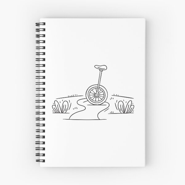 Item preview, A unicycle lying on its side along a garden walkway designed and sold by rasagamastore.