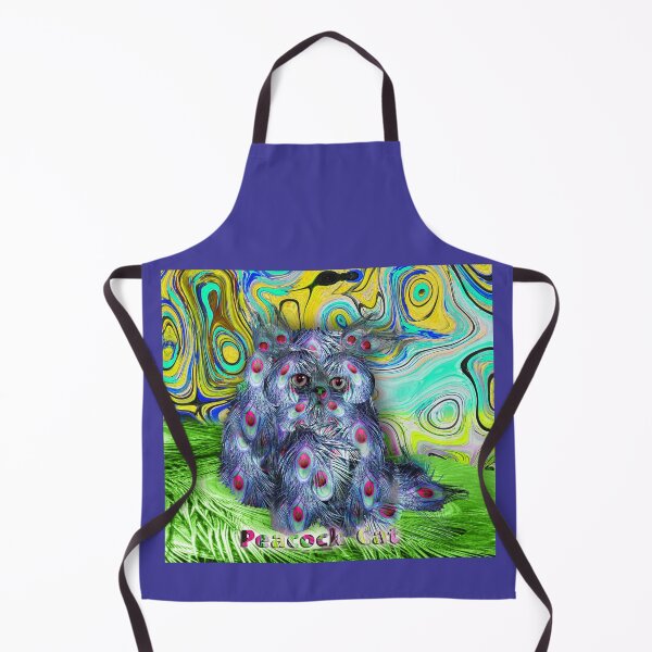 Item preview, Feathered Cat - Peacock Cat (Original graphic by ACCI) designed and sold by VanyssaGraphics.