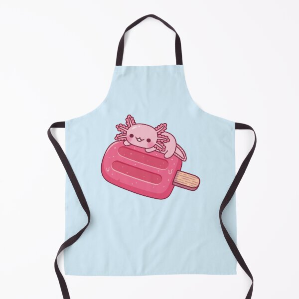 Item preview, Cute Axolotl Chilling On Red Ice Lolly designed and sold by rustydoodle.