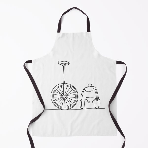 Item preview, A unicycle propped beside a brick wall and a backpack designed and sold by rasagamastore.