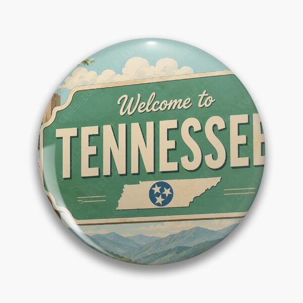 Item preview, Welcome to Tennessee Retro Travel Poster designed and sold by LuluLeb.