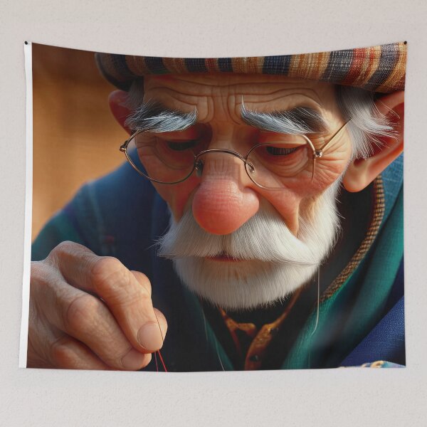 Item preview, Old Fart threading a needle designed and sold by Colin Bentham.