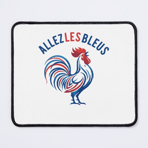 Item preview, Allez Les Bleus French Rooster Soccer Fan designed and sold by DarylPope.