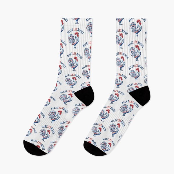 Item preview, Allez Les Bleus French Rooster Soccer Fan designed and sold by DarylPope.