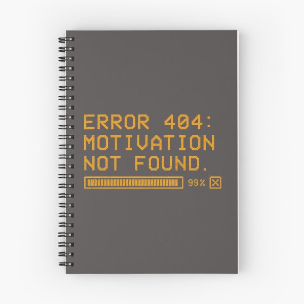 Item preview, Error 404 Motivation Not Found Retro designed and sold by 63Hotpeppers.