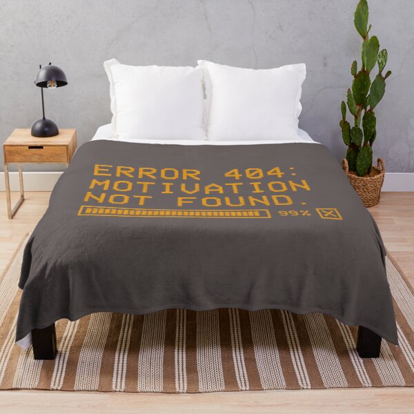 Item preview, Error 404 Motivation Not Found Retro designed and sold by 63Hotpeppers.