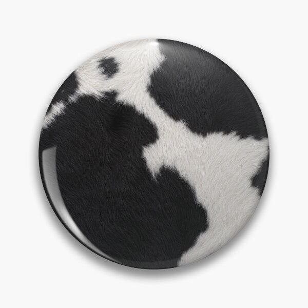 Item preview, Cow Print Fur Texture Black and White Animal Pattern designed and sold by GalaMine.