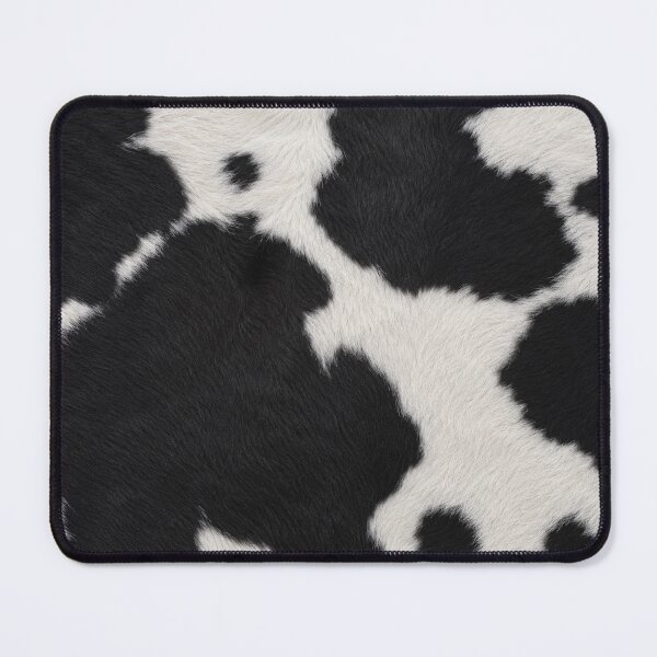 Item preview, Cow Print Fur Texture Black and White Animal Pattern designed and sold by GalaMine.