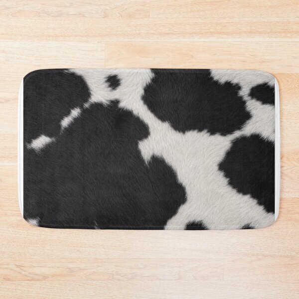 Item preview, Cow Print Fur Texture Black and White Animal Pattern designed and sold by GalaMine.