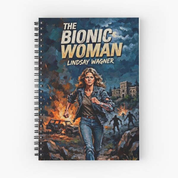 Item preview, The Bionic Woman Retro Sci-Fi Action Tribute Art Poster designed and sold by Art's Diner.