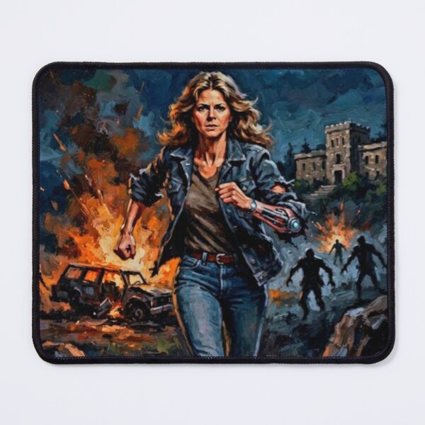 Item preview, The Bionic Woman Retro Sci-Fi Action Tribute Art Poster designed and sold by Art's Diner.
