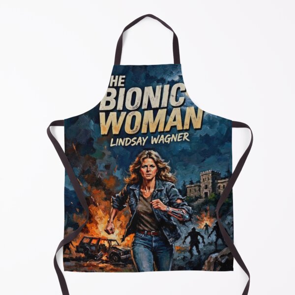Item preview, The Bionic Woman Retro Sci-Fi Action Tribute Art Poster designed and sold by Art's Diner.