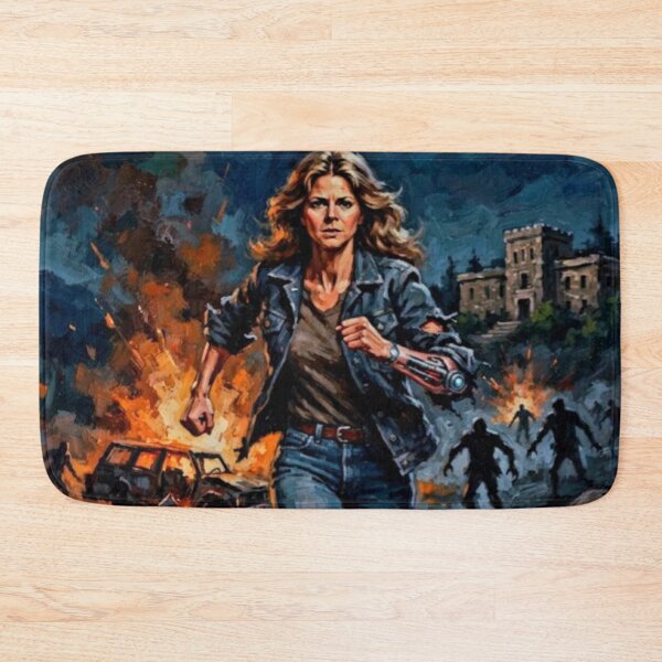 Item preview, The Bionic Woman Retro Sci-Fi Action Tribute Art Poster designed and sold by Art's Diner.