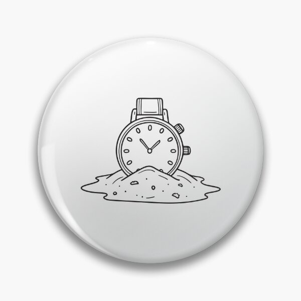Item preview, A wristwatch sunk with its face down in sandy water designed and sold by rasagamastore.