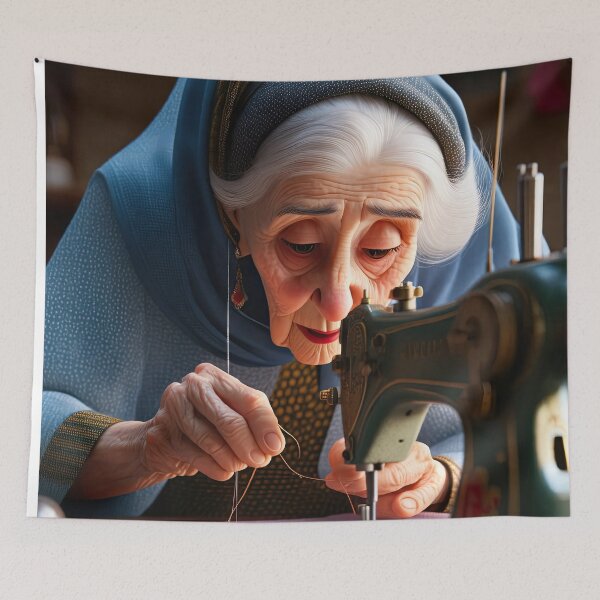 Item preview, Old Fart threading a needle designed and sold by Colin Bentham.