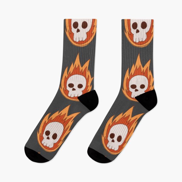Item preview, Cool Flaming Skull designed and sold by CorruptFarmr.