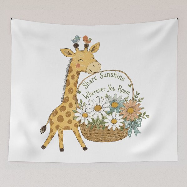 Item preview, Daisy Scout - Cute Giraffe designed and sold by bapupa.