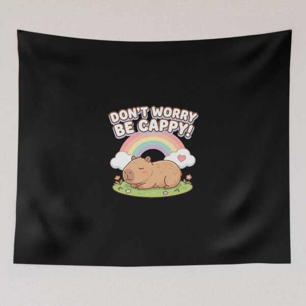Item preview, Don't Worry Be Cappy designed and sold by dudelinart.