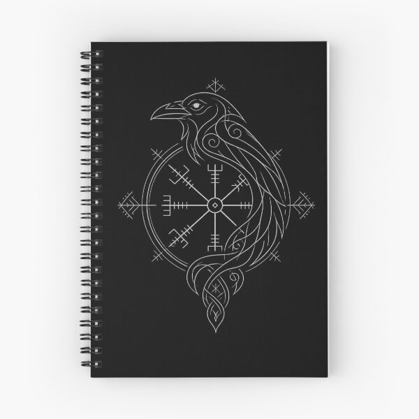 Item preview, Norse Mythology Raven and Vegvisir Design designed and sold by Evangeline89.