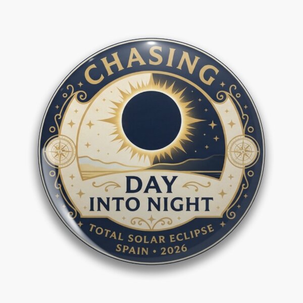 Item preview, Chasing Day Into Night Eclipse Spain 2026 designed and sold by CalmCapy Co.