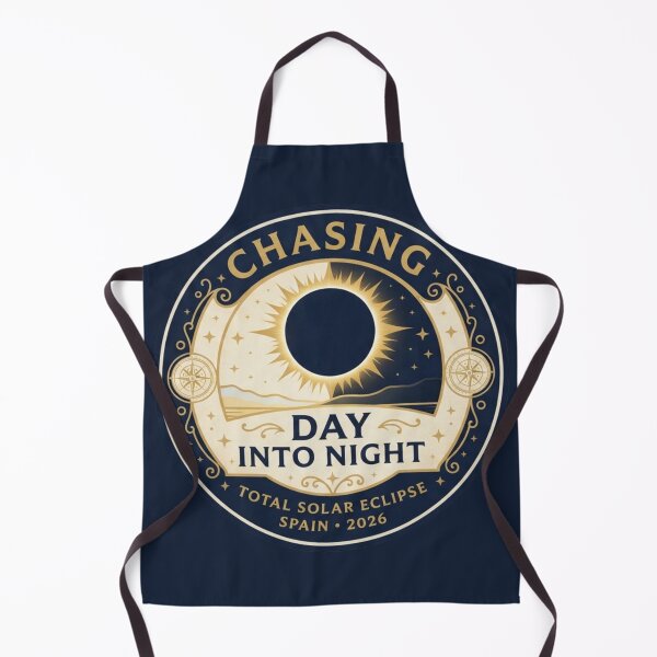 Item preview, Chasing Day Into Night Eclipse Spain 2026 designed and sold by CalmCapy Co.