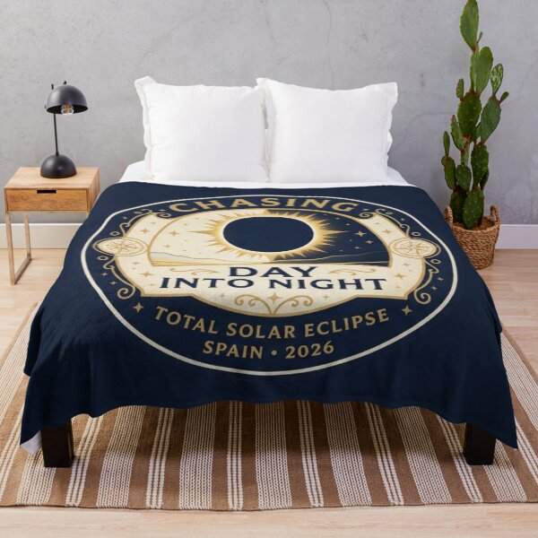 Item preview, Chasing Day Into Night Eclipse Spain 2026 designed and sold by CalmCapy Co.