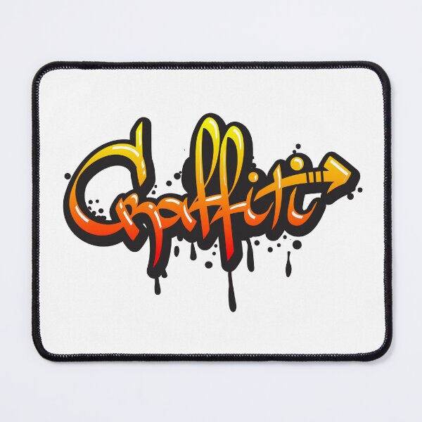 Item preview, Urban Graffiti Tag Spray Paint Drips Street Art Sticker designed and sold by topprinting.