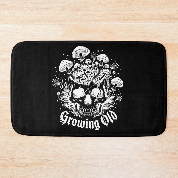 Item preview, Gothic Mushroom Skull Art Occult designed and sold by FreshPixelArt.