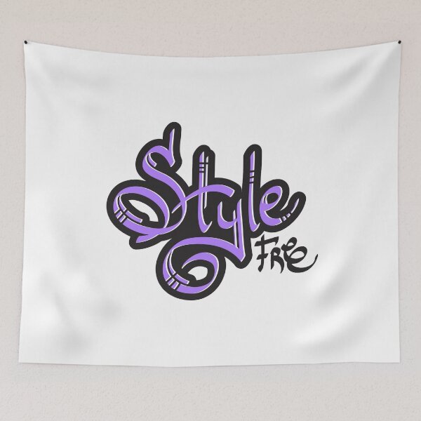 Item preview, Free Style Purple Graffiti Tag Street Art Sticker designed and sold by topprinting.