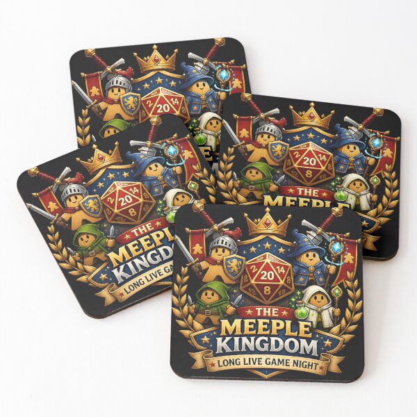 Item preview, The Meeple Kingdom - Long Live Game Night Tabletop RPG designed and sold by BadhbhLoot.