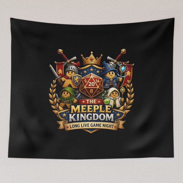 Item preview, The Meeple Kingdom - Long Live Game Night Tabletop RPG designed and sold by BadhbhLoot.