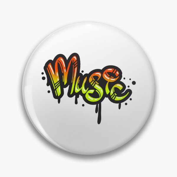 Item preview, Music Neon Graffiti Tag Street Art Sticker designed and sold by topprinting.