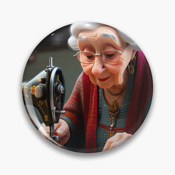 Item preview, Old Fart threading a needle designed and sold by Colin Bentham.