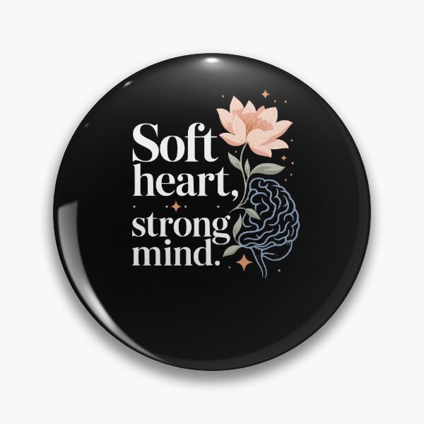 Item preview, Soft heart, strong mind. Emotional. designed and sold by FreshPixelArt.