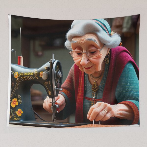 Item preview, Old Fart threading a needle designed and sold by Colin Bentham.