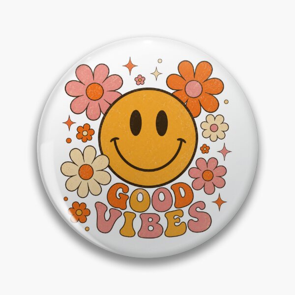 Item preview, Retro 70s Smiley Flower Vibes Art designed and sold by PriyankaSonara.