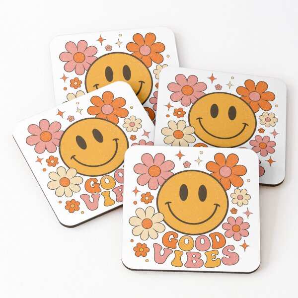 Item preview, Retro 70s Smiley Flower Vibes Art designed and sold by PriyankaSonara.