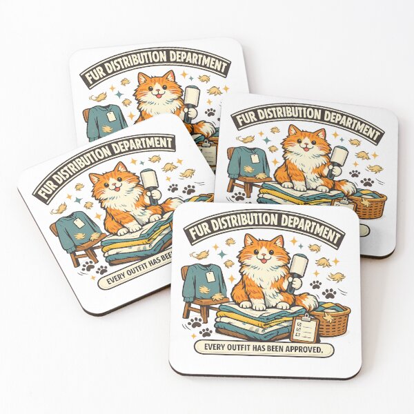 Item preview, Fur Distribution Department Funny Orange Cat Laundry designed and sold by Concrete Coffee Studio.