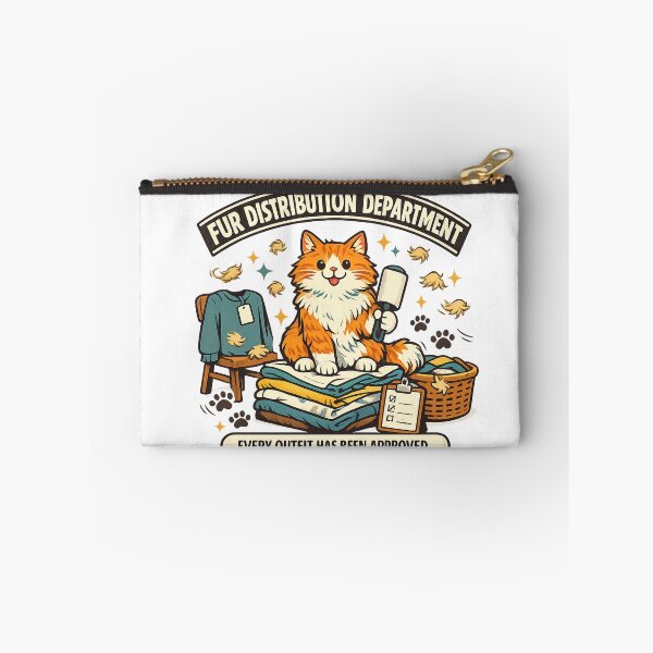 Item preview, Fur Distribution Department Funny Orange Cat Laundry designed and sold by Concrete Coffee Studio.
