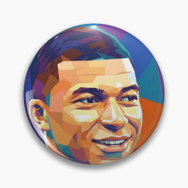 Item preview, Kylian Mbappé Geometric Pop Art designed and sold by oganespegenh.