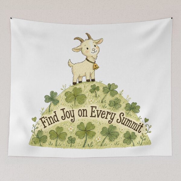 Item preview, Clover Climber - Cute Goat Nursery designed and sold by bapupa.