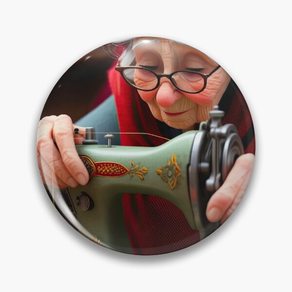Item preview, Old Fart threading a needle designed and sold by Colin Bentham.