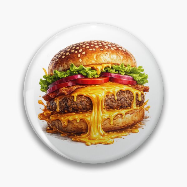 Item preview, Cheeseburger: Minimalist Text Outline Simple Line Art Food designed and sold by irfanshikh.