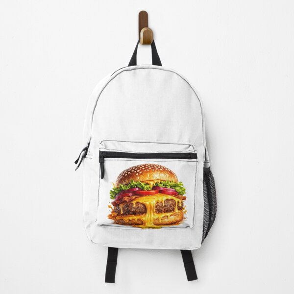 Item preview, Cheeseburger: Minimalist Text Outline Simple Line Art Food designed and sold by irfanshikh.