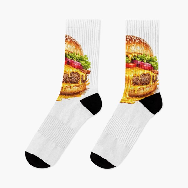 Item preview, Cheeseburger: Minimalist Text Outline Simple Line Art Food designed and sold by irfanshikh.