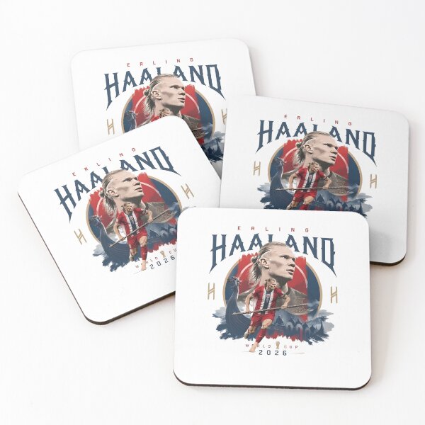 Item preview, Haaland Erling World 2026 Cup Norway Football Retro designed and sold by DarylPope.
