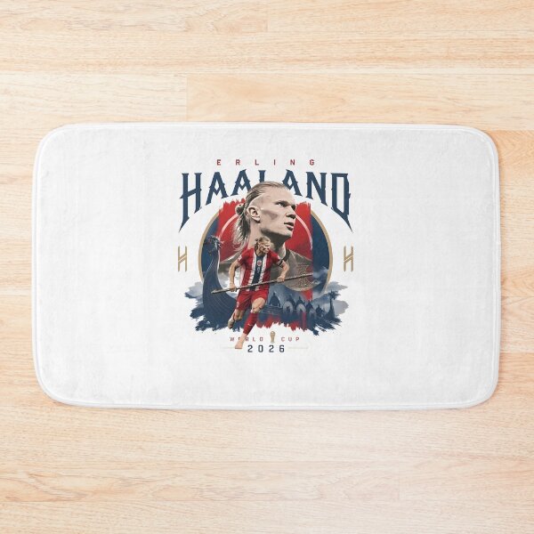 Item preview, Haaland Erling World 2026 Cup Norway Football Retro designed and sold by DarylPope.
