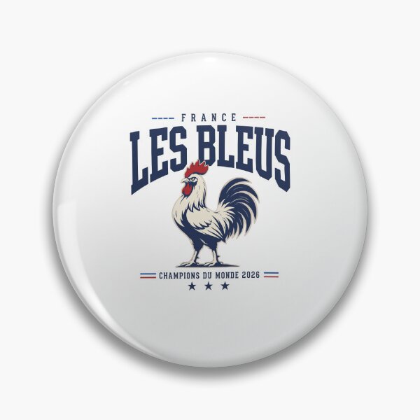 Item preview, France Les Bleus Champions Du Monde 2026 Football Rooster designed and sold by DarylPope.